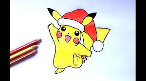 Let's go, pikachu et let's go, évoli il renforce sa carapace pour se protéger, mais un coup puissant peut l'en déloger. Dessin Pikachu A Noel Pokemon Youtube