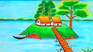 Karena dalam mewarnai mereka bisa berkreasi sesuka hati mereka sehingga dapat mengembangkan jiwa seni dalam diri seorang anak. Pin Di Gambaran Pemandangan Alam