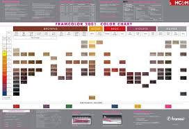 Framesi Framcolor 2001 Color Chart Haircolor Hairstyle