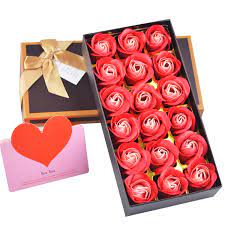 Check spelling or type a new query. 18pcs Soap Rose Flowers Artificial Flora Fragrance Bath Soap Rose Blossoms In Gift Box For Your Wife Lover Women Never Wilt Roses For New Year Birthday Teacher S Day Wedding Valentine S Day Gift
