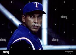 2001: Andres Galarraga of the Texas Rangers before a game versus the  Anaheim Angels at Edison Field in Anaheim, CA. (Photo by John Cordes/Icon  Sportswire) (Icon Sportswire via AP Images Stock Photo -