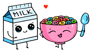 Milk And Cereal Desenhos Kawaii Kawaii Desenhos Fofos Bonequinhas Kawaii