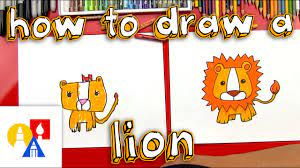 Here is another easy method to draw a lion. How To Draw A Cartoon Lion Youtube