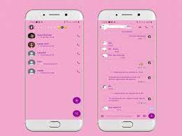 Imagem de whatsapp modificado (gb whatsapp). Rosa Theme Tema Para Gbwhatsapp Fm E Yo Mundo Android