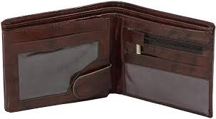 We all have those relatives that just need some cash. Amazon Com Saitech It Front Pocket Money Wallet Genuine Leather Bifold Purse Credit Card Holder For Men Brown