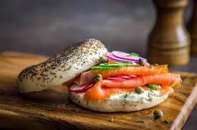The important part of the recipe is the bagels, cream cheese, and cold smoked lox salmon. Smoked Salmon Bagel Breakfast Recipe