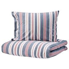 Copripiumino e federa ikea smörboll, singolo, vari colori. Smalstakra Copripiumino E 2 Federe Blu Rosso A Righe 240x220 50x60 Cm Ikea Svizzera