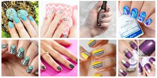 Nail art is a hot potato among the fashion loving ladies and these 35 top diy nail art ideas / easy nail designs for all the womens and teens that will definitely bring the nail art designs to next level! 40 Simple Nail Art Tutorials For Beginners