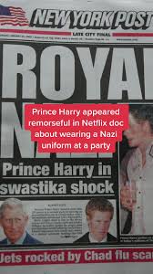 PrinceHarry appeared remorseful about ...
