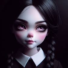 Bald Wednesday Addams 🧑🏻‍🦲