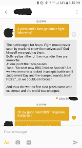 Does tinder show your profile to both genders? Pizza Vs Taco Bumble