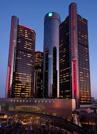 Gm Renaissance Center In Detroit The Symbolic Height Of Americas Automobile Industry Goekdelen