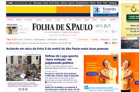 , sheet), is a brazilian daily newspaper founded folha also had an important role during the impeachment of president fernando collor de mello in 1992. Jornal Folha De Sao Paulo Comeca A Cobrar Por Acesso A Conteudo Digital Jornal Grande Bahia Jgb