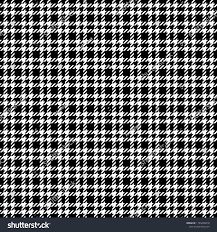 Black And White Checkered Pattern Fabric Black And White Houndstooth Tartan Seamless Vector Pattern Tile Monochrome Background High Fashion Te White Fabric Texture White Houndstooth Textures Fashion