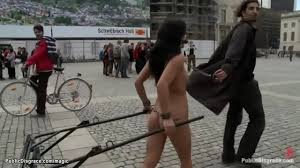 Naked Romanian slave Amabella gets wrists cuffed and chained together made  to pull chariot in public square then fucked in the park by big dick Zenza  Raggi - XNXX.COM