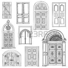 Porte Ancienne Banque D Images Vecteurs Et Illustrations Libres De Droits Dessin Architecture Dessin Porte Maison Dessin