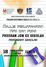 Pelancaran program jom ke sekolah peringkat sk ayer baloi 2019 tarikh : Buku Program Majlis Pemuafakatan Kpm Dan Pdrm Program Jom Ke Unit Bimbingan Kaunseling Smk Setapak Indah Kuala Lumpur Facebook