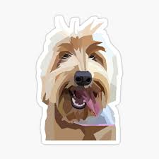 Będą wspaniałym kompanem do zabawy zarówno dla dziecka jak i dorosłego. Australian Labradoodle Stickers Redbubble