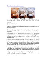 Context sentences for kalimantan in english. Warna Cahaya Lampu Kalimantang