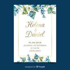 Download Watercolor Wedding Invitation Card Template For Free Wedding Invitation Vector Wedding Invitation Card Template Wedding Invitation Cards