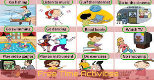 Free Time And Leisure Activities Vocabulary In English Eslbuzz Learning English