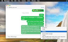 This tutorial will show you how to delete imessages on your mac, as well as things like turning off notifications, and disable your imessage account. How To Delete Specific Message Segments In Mac Os X Messages Osxdaily