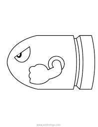 Glad to see that there is a tutorial for making mario kart 8 custom tracks. Mario Kart Coloring Pages Bullet Bill Xcolorings Com