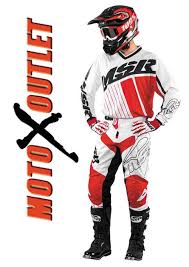 Msr Racing Axxis Motocross Pant And Jersey Gear Package Red
