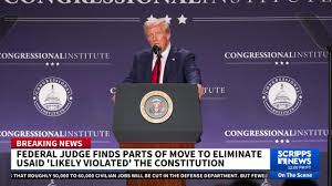 Federal judge finds parts of move to eliminate USAID 'likely violated'  constitution