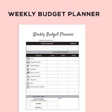 Printable Family Budget Planner Template Daily Weekly And Monthly Income Expense Tracker Budget Digital Download Budget Planner Template Budget Planner Family Budget Planner