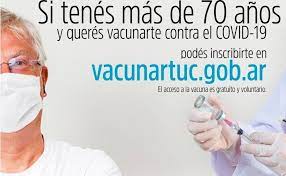 Registrarse implica realizar la preinscripción para la vacuna, no implica solicitar . Se Abre La Inscripcion Para Mayores De 70 Anos Que Deseen Recibir La Vacuna Contra El Covid 19 Ministerio De Salud Publica De Tucuman