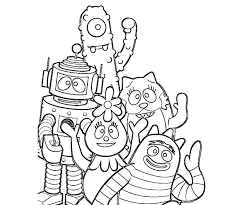 Nick jr coloring pages monster coloring pages coloring pages for girls cartoon coloring pages coloring pages to print free printable coloring pages free coloring pages 19 yo gabba gabba. Yo Gabba Gabba Coloring Pages Best Coloring Pages