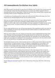 Residential life at cornell provides student support and programming in the residence halls to make your experience engaging, meaningful, and gratifying. 10 Commandments For Kitchen Area Safety By Staceekong895 Issuu