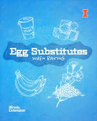 No eggs? No problem! Kristin Bogdonas, nutrition and wellness educator,  shares creative egg substitutes for all your cooking and baking needs.  Learn more  🔗https://extension.illinois.edu/blogs/live-well-eat-well/2023-02-10-egg-substitutes-when-baking