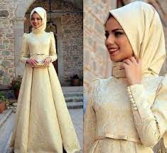 Gaun pesta brokat kombinasi kain sifon terbaru. Model Baju Gamis Brokat Kombinasi Sifon Elegan Busana Islami Pakaian Islami Pakaian Pesta