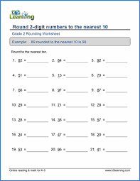 Grade 2 Place Value And Rounding Worksheets Free Printable Rounding Worksheets Number Worksheets Rounding Numbers