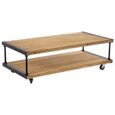Industrial Wood Coffee Table With Wheels Coffee Table Coffee Table Wood Coffee Table With Wheels