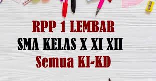 Download Rpp Matematika Wajib 1 Lembar Kelas 10 Sma Semester 2