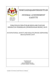 Malaysia income tax relief ya 2019 explained. Osh Noise Exposure Reg 2019