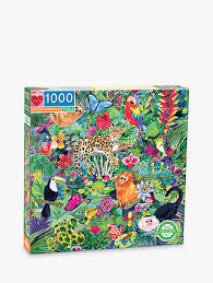 My flight today has a dead person aboard. Eeboo Amazon Rainforest Jigsaw Puzzle 1000 Pieces At John Lewis Partners