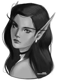 Capricious Oc Sketch Ko Fi Commission By Sylessae Elf Art Elf Drawings Warcraft Art