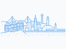 San Francisco Skyline Skyline Tattoo Skyline Drawing San Francisco Tattoo