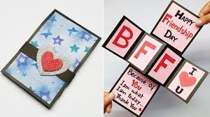 Select software to draw on. How To Make Friendship Cards For Bff Friendship Day Greeting Cards Latest Design Handmade 277 Youtube
