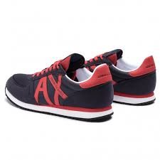 Check out our armani exchange selection for the very best in unique or custom, handmade pieces from our men's clothing shops. Sneakers Armani Exchange Xux017 Xv028 D127 Navy Red Sneakers Low Shoes Men S Shoes Efootwear Eu