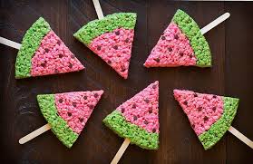 Rice Krispie Treats For Every Month Of The Year Forkly Krispie Treats Recipe Watermelon Day Rice Krispies