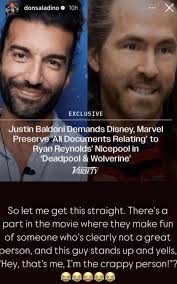 Why would Blake lie about something as innocuous as the existence of a  “lift” scene? : r/teamjustinbaldoni