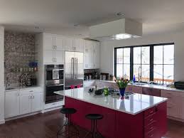 Kitchen grey cabinets offers an adaptable option that adds originality and interest to any kitchen and will look equally stylish in modern or classic spaces. 75 Beautiful Kitchen With Pink Cabinets Pictures Ideas July 2021 Houzz