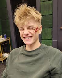 Cuts, bruises, and scrapes—all fake, all amazing. Stage Makeup Day  showcased the incredible skill and creativity of our theater students.  Seriously impressive work! 👏🎭