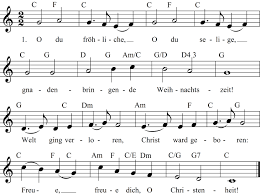 Lied O Du Frohliche Weihnachtslieder Noten Ukulele Lieder Musikproduktion