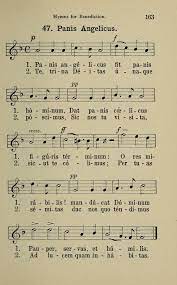 Panis Angelicus Fit Panis Hominum Sheet Music Songs Fitness
